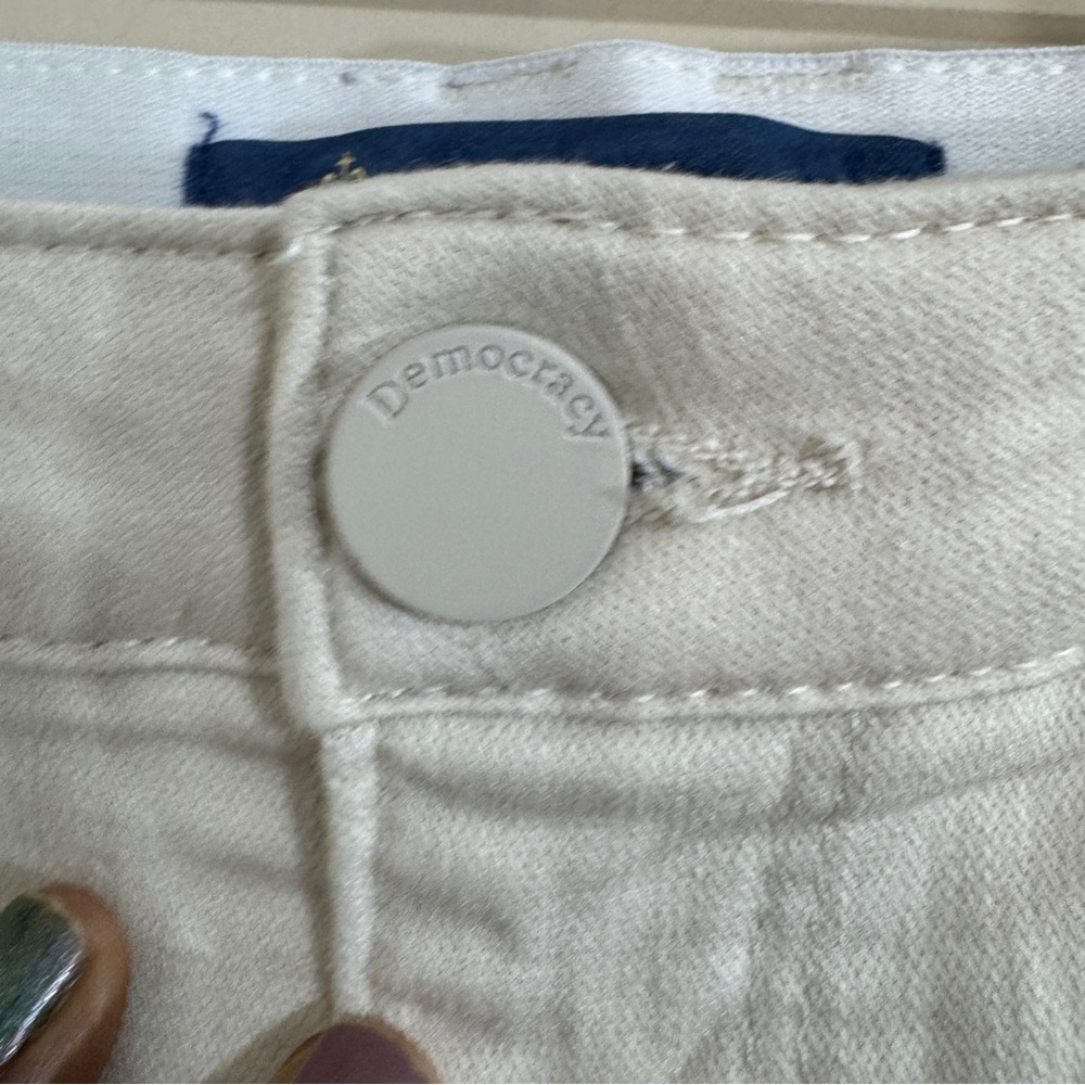 Democracy Absolution Cropped Straight Leg Split R… - image 7